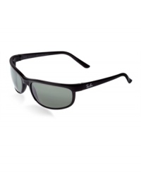 Ray-Ban calls this one Predator 2, but don't be intimidated by its name. It's the cooler-than-cool modified wrap style made famous by the guys in Men in Black. The lightweight but durable futuristic frame and black UV protective lenses will revolutionize the way you see the world. Put them on and be cool. Ray-Ban calls this one Predator 2, but don't be intimidated by its name. It's the cooler-than-cool modified wrap style made famous by the guys in Men in Black. The lightweight but durable futuristic frame and black UV protective lenses will revolutionize the way you see the world. Put them on and be cool.