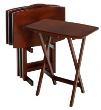 Winsome Wood TV Table Set, Walnut Winsome Wood TV Table Set, Walnut