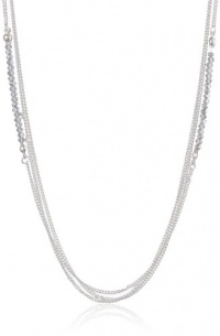 Kenneth Cole New York Color Boost Silver Faceted Bead Multi-Chain Necklace, 36 Kenneth Cole New York Color Boost Silver Faceted Bead Multi-Chain Necklace, 36