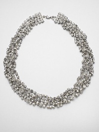 Sparkle in this faceted, multi-row style with twisted design. BrassGlassLength, about 30Lobster clasp closureImported Sparkle in this faceted, multi-row style with twisted design. BrassGlassLength, about 30Lobster clasp closureImported