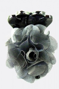Fashion Trends Jewelry - SMALL 2TONE FLOWER HAIR CLIP - (Grey) Free Shipping Fashion Trends Jewelry - SMALL 2TONE FLOWER HAIR CLIP - (Grey) Free Shipping