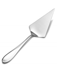 Easy elegance, in your hands. Mikasa's Bravo pie server shines in best-quality stainless steel, gracing the dinner or buffet table with a timeless silhouette and gleaming finish to complement any flatware pattern. Easy elegance, in your hands. Mikasa's Bravo pie server shines in best-quality stainless steel, gracing the dinner or buffet table with a timeless silhouette and gleaming finish to complement any flatware pattern.