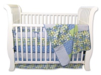 Trend Lab 4 Piece Crib Bedding Set, Nantucket Blue Trend Lab 4 Piece Crib Bedding Set, Nantucket Blue
