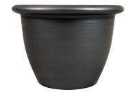 Listo 12-Inch Everyday Sevilla Planter, Metallic Platinum Grey Listo 12-Inch Everyday Sevilla Planter, Metallic Platinum Grey