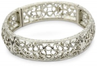 1928 Jewelry Silver Vines Stretch Bracelet 1928 Jewelry Silver Vines Stretch Bracelet