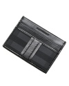 Slim credit card case with ID slot.