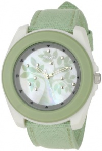 Sprout Women's ST2019MPLG Eco-Friendly Light Green Organic Cotton Strap Watch Sprout Women's ST2019MPLG Eco-Friendly Light Green Organic Cotton Strap Watch