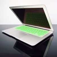 TopCase GREEN Keyboard Silicone Cover Skin for Macbook AIR 13 A1369 from Late 2010 - Mid 2011(JULY) with TOPCASE? Logo Mouse Pad TopCase GREEN Keyboard Silicone Cover Skin for Macbook AIR 13 A1369 from Late 2010 - Mid 2011(JULY) with TOPCASE? Logo Mouse Pad