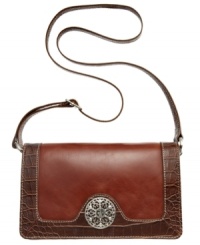 Practical and undeniably posh, this compact yet surprisingly spacious crossbody from Giani Bernini is the ultimate daytime accessory. Crafted in supple, glazed leather with croc-embossed trim and signature hardware, it's easy to understand why this design is so essential for the season. Practical and undeniably posh, this compact yet surprisingly spacious crossbody from Giani Bernini is the ultimate daytime accessory. Crafted in supple, glazed leather with croc-embossed trim and signature hardware, it's easy to understand why this design is so essential for the season.