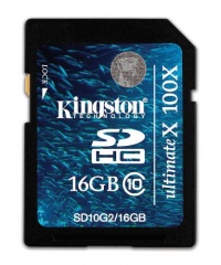 Kingston Digital 16 GB Class 10 Flash Memory Card SD10G2/16GB Kingston Digital 16 GB Class 10 Flash Memory Card SD10G2/16GB