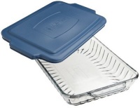 Kitchen Supply Glass Bake 'N Take 9 Inch x 13 Inch Dish With Snap On Cover Kitchen Supply Glass Bake 'N Take 9 Inch x 13 Inch Dish With Snap On Cover