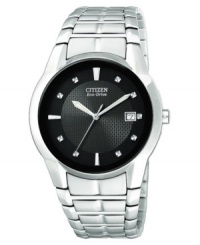 Powered by the sun, this Citizen watch is both eco-conscious and stylish. Powered by the sun, this Citizen watch is both eco-conscious and stylish.