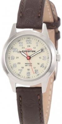 Timex Women's T40301 Expedition Metal Field Brown Leather Strap Watch Timex Women's T40301 Expedition Metal Field Brown Leather Strap Watch