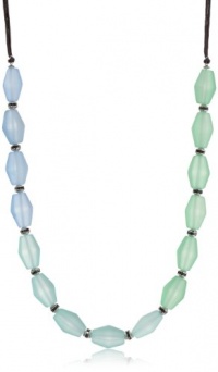 Kenneth Cole New York Urban Sea Glass Faceted Bead Long Necklace