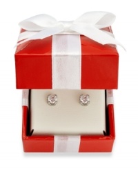 Simple studs that pack a ton of sparkle. Earrings feature round-cut diamonds (1 ct. t.w.) with 14k white gold posts and setting. Simple studs that pack a ton of sparkle. Earrings feature round-cut diamonds (1 ct. t.w.) with 14k white gold posts and setting.