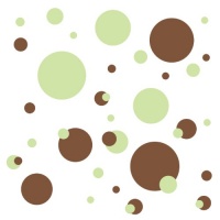 RoomMates RMK1408SCS Just Dots Green and Brown Peel & Stick Wall Decals RoomMates RMK1408SCS Just Dots Green and Brown Peel & Stick Wall Decals