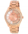 Warm up to this rosy timepiece from the always-on-trend Kenneth Cole New York.