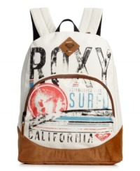 When it comes to stashing your stuff, keep everything above board with this Fairness backpack from Roxy. Sturdy canvas is outfitted with a cool contemporary design, while the roomy interior fits everything from laptop to gym gear, or any other on-the-go essentials. When it comes to stashing your stuff, keep everything above board with this Fairness backpack from Roxy. Sturdy canvas is outfitted with a cool contemporary design, while the roomy interior fits everything from laptop to gym gear, or any other on-the-go essentials.