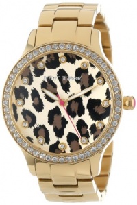 Betsey Johnson Women's BJ00157-08 Analog Leopard Pattern Dial Watch Betsey Johnson Women's BJ00157-08 Analog Leopard Pattern Dial Watch