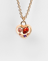 Fall for MARC BY MARC JACOBS' crystal-kissed heart pendant. Day or after dark, this tiny trinket gives looks a hit of the label's cute charm. Fall for MARC BY MARC JACOBS' crystal-kissed heart pendant. Day or after dark, this tiny trinket gives looks a hit of the label's cute charm.