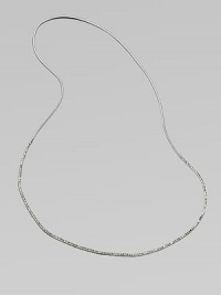 Delicate, faceted glass beads compliment the supple metallic leather cord. Glass beadsLeather cordLength, about 53½Slip-on styleImported Delicate, faceted glass beads compliment the supple metallic leather cord. Glass beadsLeather cordLength, about 53½Slip-on styleImported