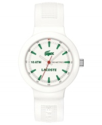 Lacoste L!VE brings their classic style with this sporty Borneo collection watch. Lacoste L!VE brings their classic style with this sporty Borneo collection watch.