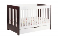 Babyletto Mercer 3 in 1 Convertible Crib with Toddler Rail, Two Tone Babyletto Mercer 3 in 1 Convertible Crib with Toddler Rail, Two Tone