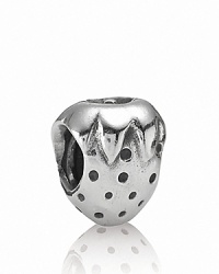 Add something sweet to your collection with this sterling silver strawberry charm. Add something sweet to your collection with this sterling silver strawberry charm.