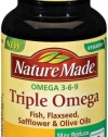 Nature Made Triple Omega 3-6-9, 60 Softgels (Pack of 3)