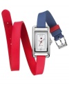 Double up on all-American styling with this wrap watch from Tommy Hilfiger.