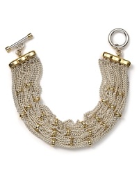 Two tones are better than one with this silver and gold-plated link necklace from Lauren Ralph Lauren. It's a versatile piece that makes an effortless match with almost anything in your closet. Two tones are better than one with this silver and gold-plated link necklace from Lauren Ralph Lauren. It's a versatile piece that makes an effortless match with almost anything in your closet.