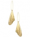 RACHEL Rachel Roy Earrings, Gold-Tone Dragonfly Wing Earrings