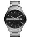 A classically handsome timepiece that fits in at work or at play, by AX Armani Exchange.