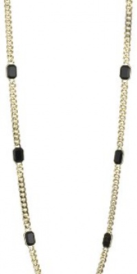 Anne Klein PALATINE Gold-Tone Jet Strand Necklace, 42 Anne Klein PALATINE Gold-Tone Jet Strand Necklace, 42
