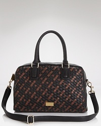 Introduce rich texture into your accessorizing credo with this woven Cornelia Guest satchel. Introduce rich texture into your accessorizing credo with this woven Cornelia Guest satchel.