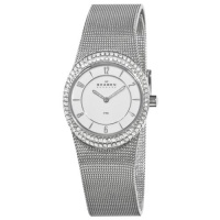 Skagen Women's C566XSSS1 Steel Mother of Pearl Dial Diamond Watch Skagen Women's C566XSSS1 Steel Mother of Pearl Dial Diamond Watch