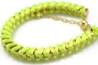 Neon Chain Link Cord Friendship Bracelet (Yellow Lime) Neon Chain Link Cord Friendship Bracelet (Yellow Lime)