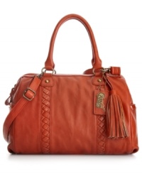 Look like the fashionista you are with this standout silhouette from Carlos by Carlos Santana. The elegant façade is accented with an eye-catching braided design, faceted studs and flirty tassel for the perfect measure of diva detailing. Look like the fashionista you are with this standout silhouette from Carlos by Carlos Santana. The elegant façade is accented with an eye-catching braided design, faceted studs and flirty tassel for the perfect measure of diva detailing.