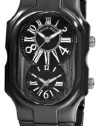 Philip Stein Women's 2CB-MB-CB Signature Black Calfskin Leather Strap Watch