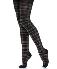 Step out in Scottish style with these classic tartan tights from Lauren Ralph Lauren. Pair them with skirts and sweater dresses for a festive work-to-weekend look. Step out in Scottish style with these classic tartan tights from Lauren Ralph Lauren. Pair them with skirts and sweater dresses for a festive work-to-weekend look.