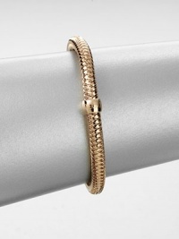 From the Primavera Collection. A intricately braided 18k rose gold design accented with a logo engraved slide bead. 18k white and rose goldDiameter, about 2Slip-on styleMade in Italy From the Primavera Collection. A intricately braided 18k rose gold design accented with a logo engraved slide bead. 18k white and rose goldDiameter, about 2Slip-on styleMade in Italy