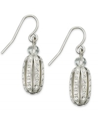 Go for the glamour with Lauren by Ralph Lauren's Town & Country drop earrings. Crafted from brass, the earrings sparkle with glass pearls and accents. Approximate drop: 1/2 inch. Approximate diameter: 1/4 inch. Go for the glamour with Lauren by Ralph Lauren's Town & Country drop earrings. Crafted from brass, the earrings sparkle with glass pearls and accents. Approximate drop: 1/2 inch. Approximate diameter: 1/4 inch.