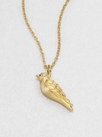 EXCLUSIVELY AT SAKS.COM From the Meadowlark Collection. A whimsical design with brilliant diamonds set in 18k gold plated sterling silver on a link chain. Diamonds, .02 tcw18k goldplated sterling silverLength, 16-18 adjustablePendant size, about .3Lobster clasp closureImported EXCLUSIVELY AT SAKS.COM From the Meadowlark Collection. A whimsical design with brilliant diamonds set in 18k gold plated sterling silver on a link chain. Diamonds, .02 tcw18k goldplated sterling silverLength, 16-18 adjustablePendant size, about .3Lobster clasp closureImported