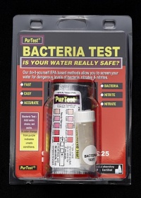 PurTest Bacteria Water Test Kit With Bacteria, Nitrate, & Nitrite Tests
