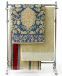 Escape into a world of pattern, texture and artisan-inspired style with Lauren Ralph Lauren's Marrakesh hand towel. Featuring three distinctive designs that can be mixed and matched to create an eclectic display. Escape into a world of pattern, texture and artisan-inspired style with Lauren Ralph Lauren's Marrakesh hand towel. Featuring three distinctive designs that can be mixed and matched to create an eclectic display.