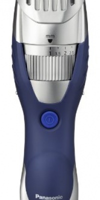 Panasonic ER-BG40-S Trimmer, Milano Men's All-in-one Hair and Beard, 19-Position, Blue/Silver