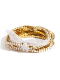 GUESS Rhinestone Stretch Bracelet Set, GOLD GUESS Rhinestone Stretch Bracelet Set, GOLD