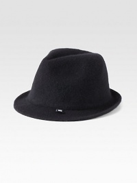This smart wool fedora is a must-have for the season.WoolSpot cleanImported This smart wool fedora is a must-have for the season.WoolSpot cleanImported