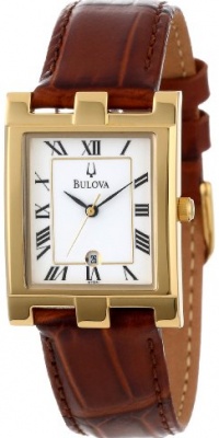 Bulova Men's 97B41 White Dial Calendar Watch Bulova Men's 97B41 White Dial Calendar Watch