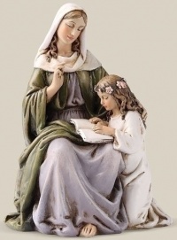 6 Saint Anne Statue Figurine Catholic Gift 6 Saint Anne Statue Figurine Catholic Gift